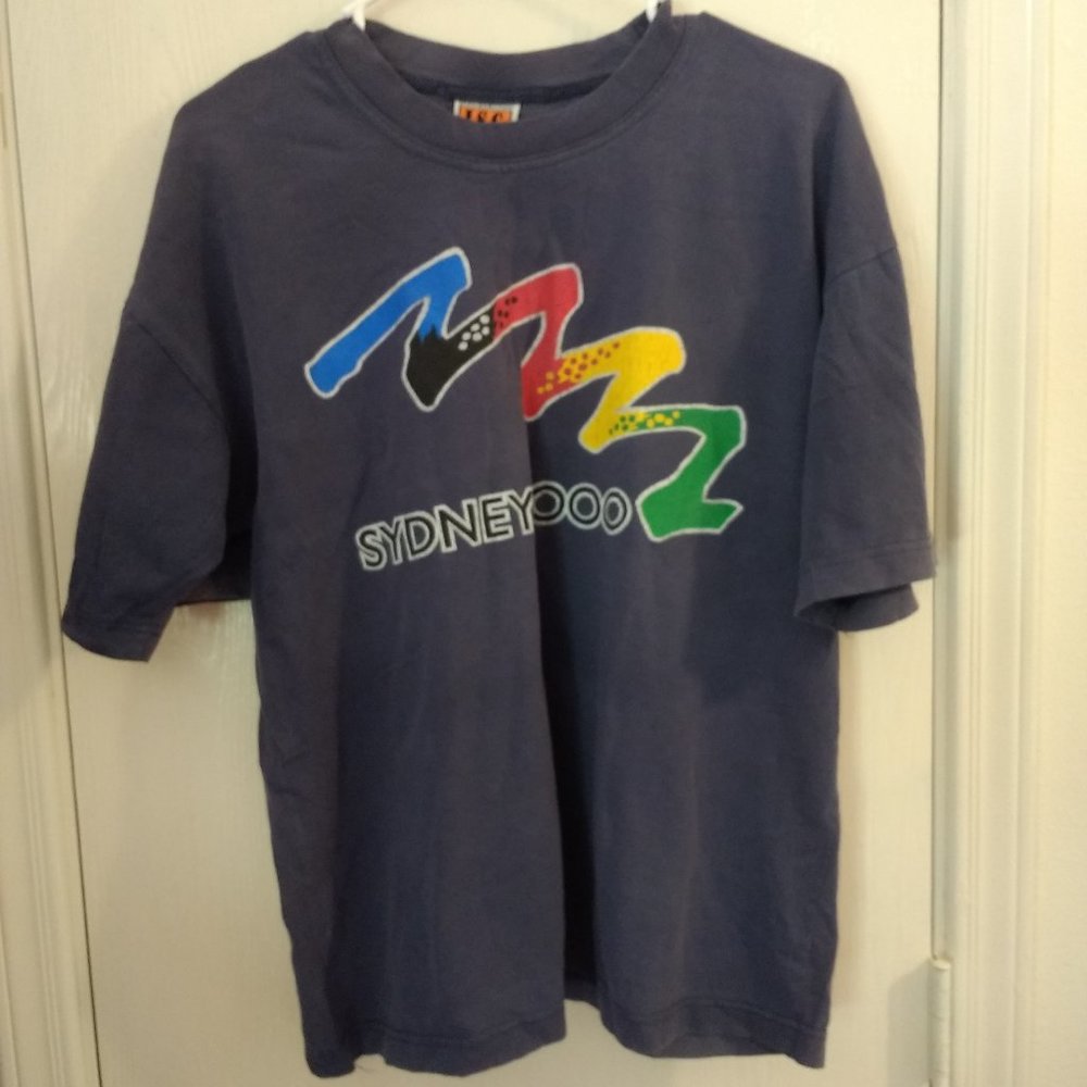 Dark Gray T-Shirt Large SYDNEY 2000 Logo